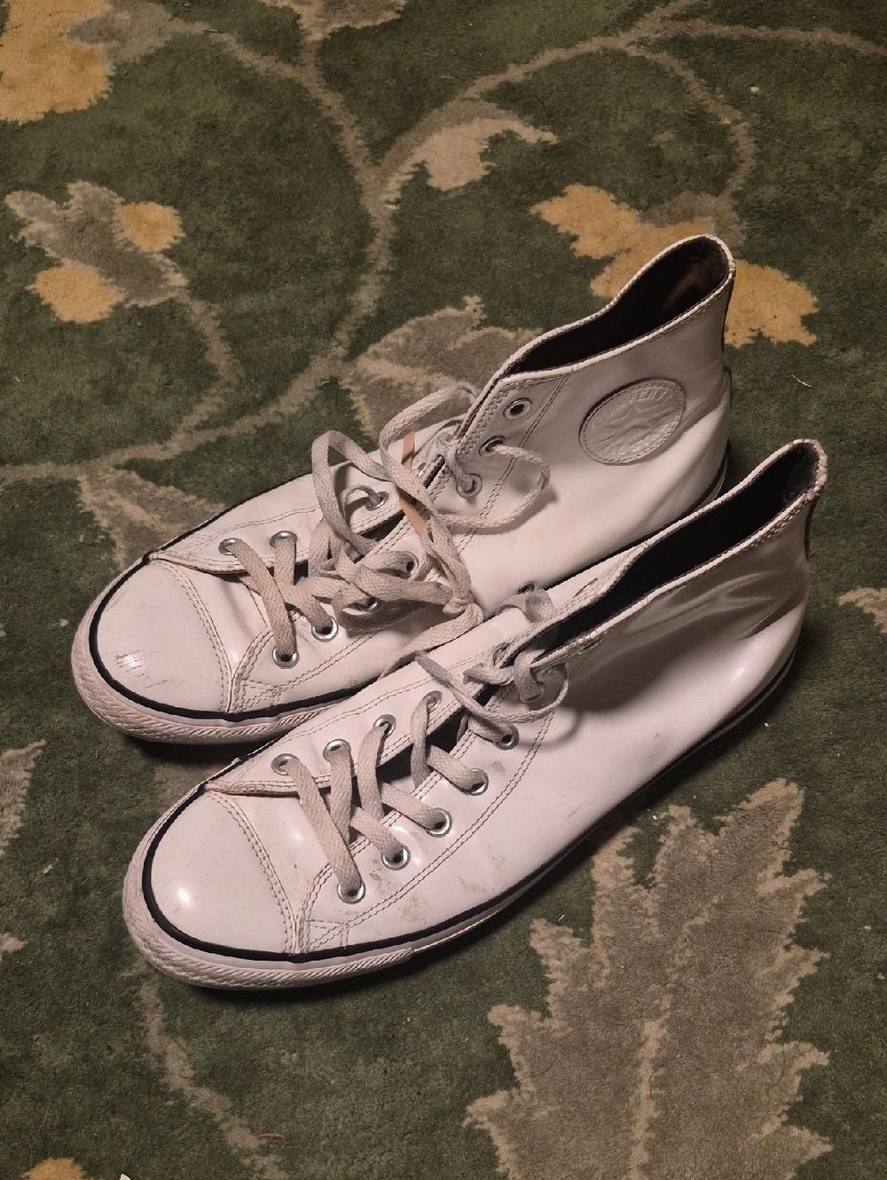 Converse White High-Top Sneakers